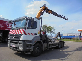 Hook lift truck Mercedes-Benz Axor 2643L crane 2017