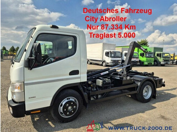 Hook lift truck Mitsubishi Canter Fuso 7C18 City Abroller 4.3 t. Nutzlast