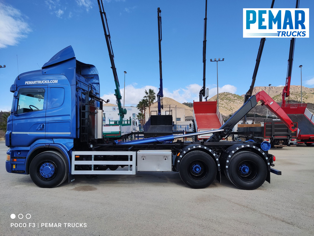 Hook lift truck SCANIA R 560 6X4 MULTILIFT