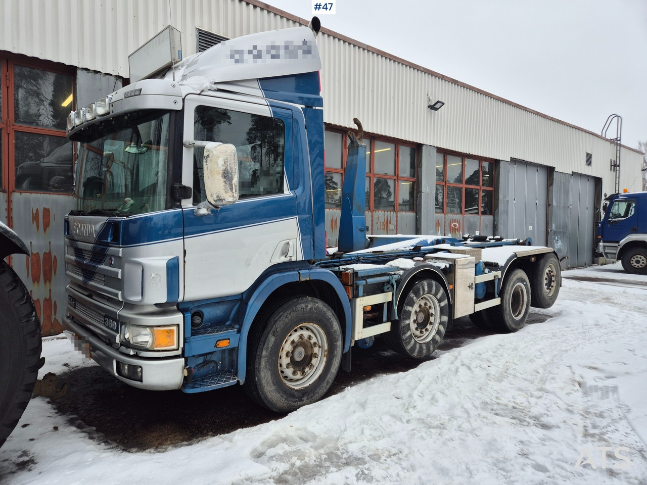 Hook lift truck Scania 124G 360 Koukkulava
