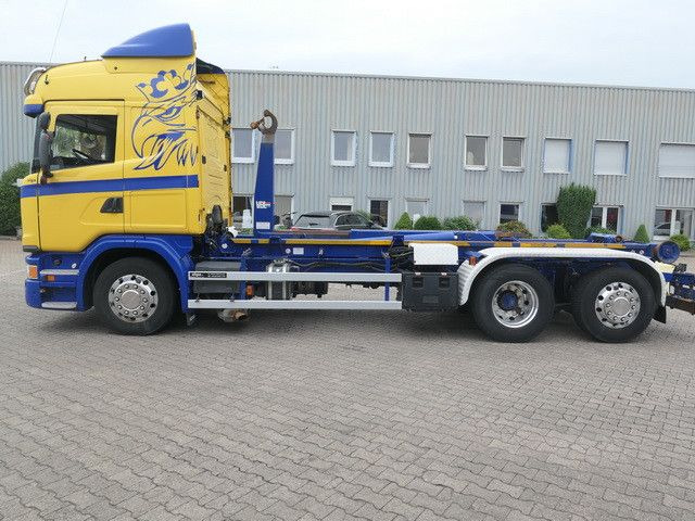 Hook lift truck Scania G 450 LB  6x2, VDL S-21-6200, Klima, Alu-Felgen