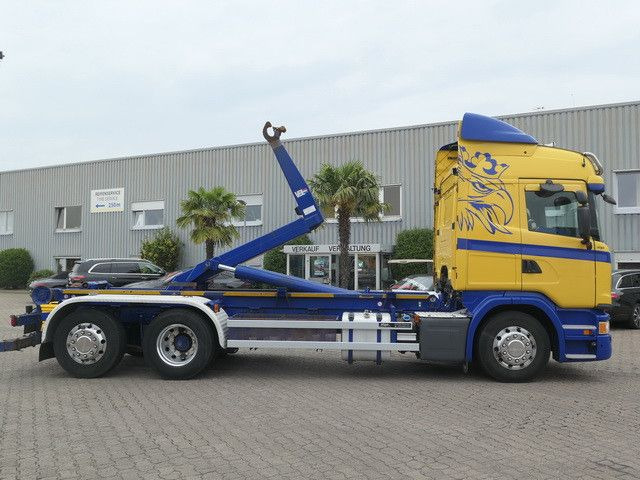 Hook lift truck Scania G 450 LB  6x2, VDL S-21-6200, Klima, Alu-Felgen