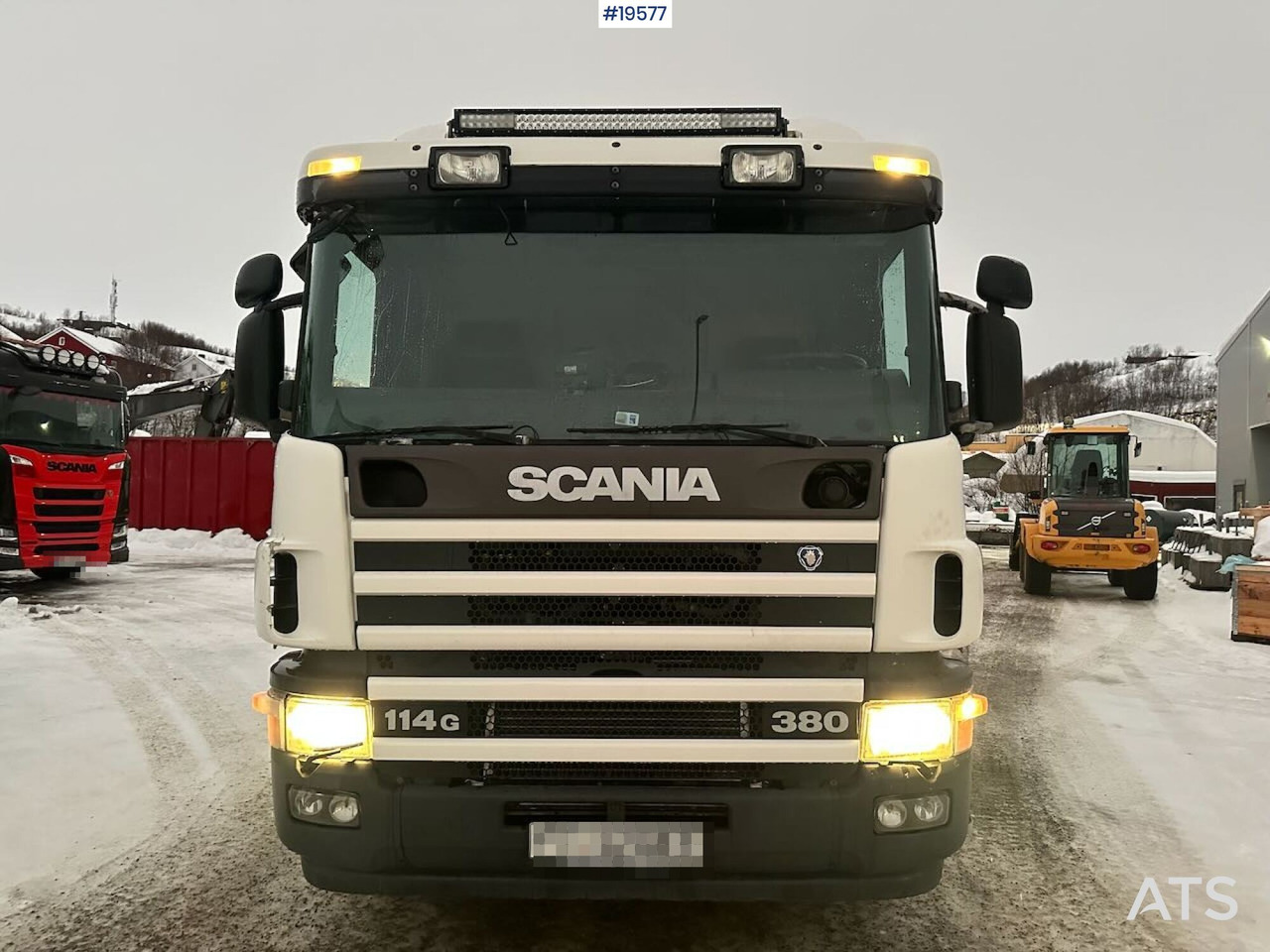 Hook lift truck Scania P114