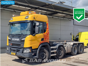 Hook lift truck Scania P450 8X4 NL-Truck 30T Kabel systeem Navi LED