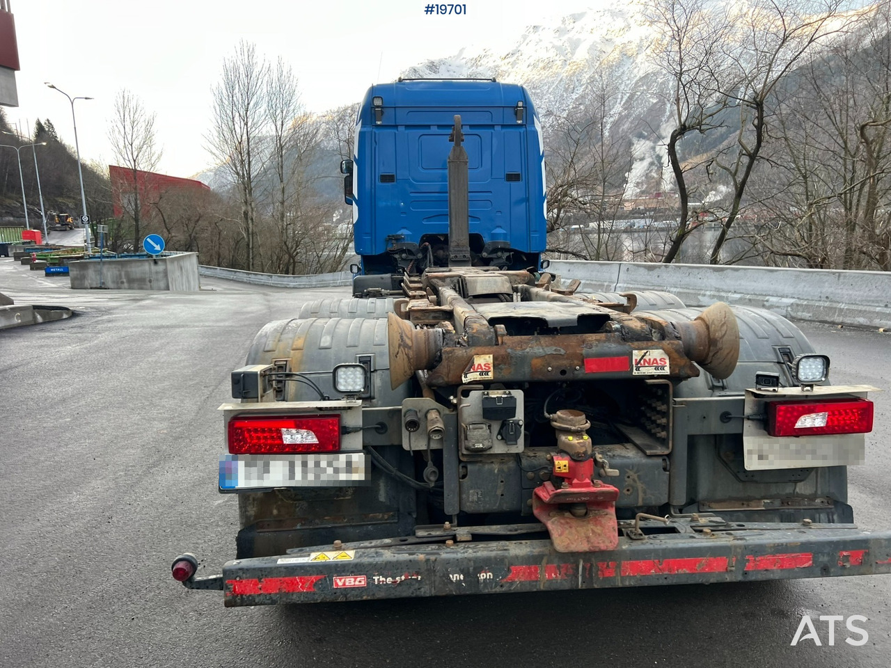 Hook lift truck Scania R580