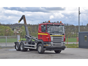 Hook lift truck Scania R 420 Abrollkipper *6x4* Top Zustand ! 