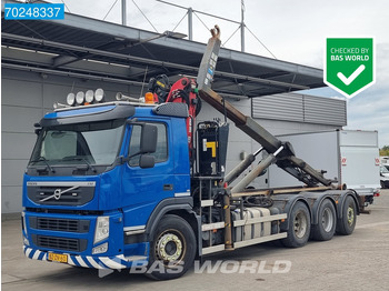 Hook lift truck Volvo FMX 410 8X4 NL-Truck 21tons VDL Palfinger Epsilon Q170Z Kran crane Euro 5