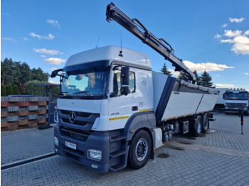 Mercedes-Benz 2540 HDS Hiab / Wywrotka / skrzynia / Wywrot boczny dwustronny / - Dropside/ Flatbed truck, Crane truck: picture 1