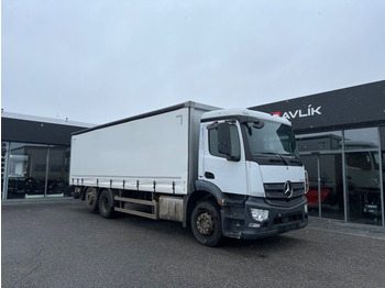 Curtainsider truck MERCEDES-BENZ Antos 2527