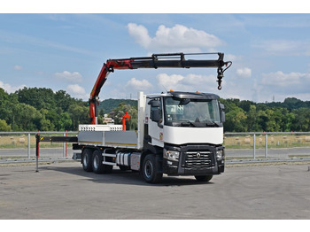 Renault C 430 *PK 18002 - EH B + FUNK/ 6x4  - Crane truck, Dropside/ Flatbed truck: picture 2