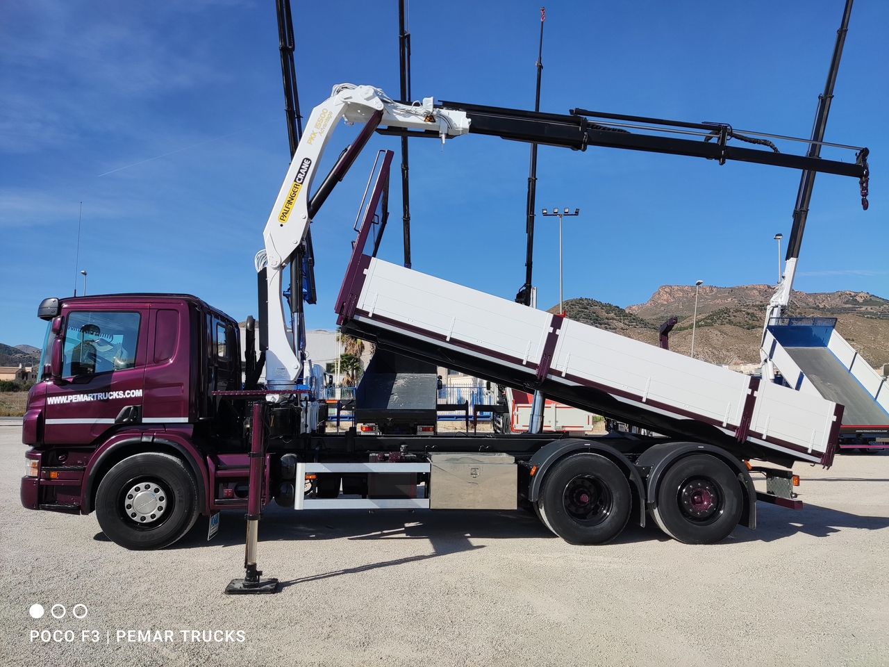 SCANIA P 380 6X2 GRUA BASCULANTE for sale, Tipper, 74000 EUR - 6965334