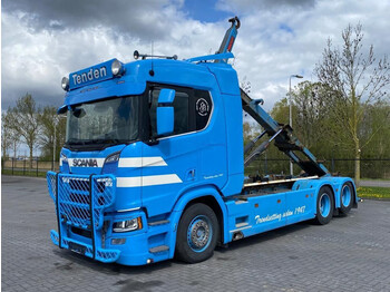 Scania R 580 V8 Euro 6 Retarder King of the Road hook lift truck for sale  Netherlands Andelst, WA36080