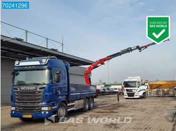 Used and new Crane trucks SCANIA P 250 Euro 6, loader crane, gearbox:  automatic for sale on Truck1