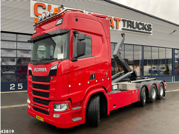 Scania R 580 V8 Euro 6 Retarder King of the Road hook lift truck for sale  Netherlands Andelst, WA36080