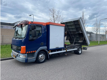 Tipper DAF LF 45 kipper + crane