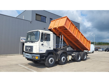 Tipper MAN 32.372 (BIG AXLE / STEEL SUSPENSION / MANUAL PUMP / 6 CYLINDER)