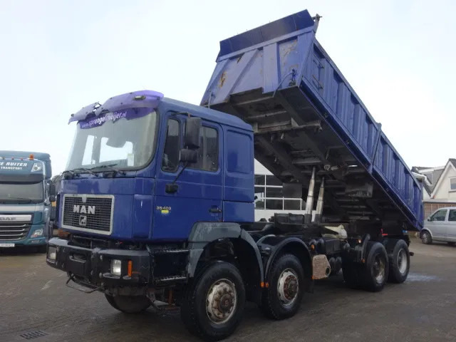 Tipper MAN 35-403 meiller kipper 8x8 manual pomp