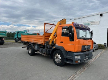 Tipper MAN MAN 13.255L Mit Ladekran C150.45 