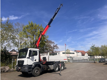 Tipper MAN  MAN 26.470 6 x 4 Kipper Kran Fassi F255RA 2.24 