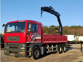 Tipper MAN Man 26.440 6x4 HDS HIAB 166 B-3 DUO Wywrotka Meiller 2-stronna