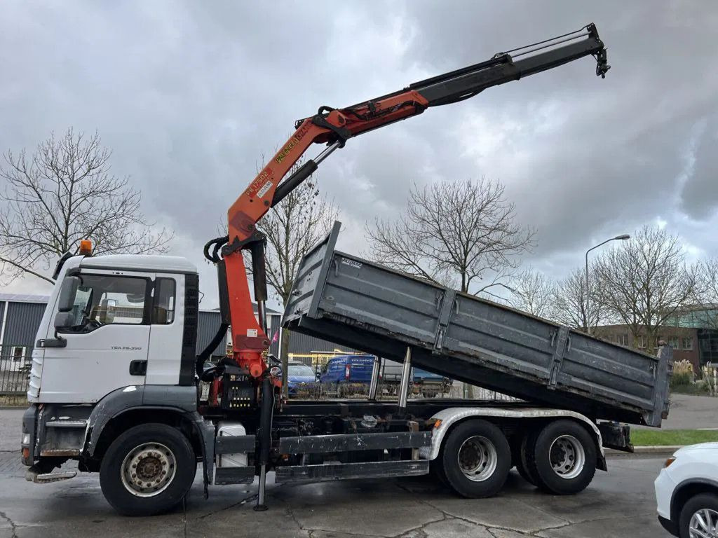 Tipper MAN TGA 26.390 6X4 + PALFINGER PK17502 + TIPPER - FU