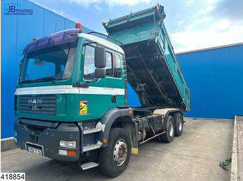 Tipper MAN TGA 33 350 6x4, Steel suspension, Marrel