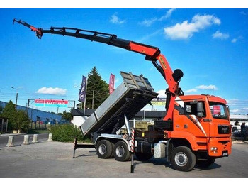 Tipper MAN TGA 33.480 6x6 PALFINGER PK 29002 FLY JIB WINCH