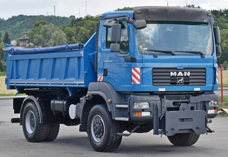 Tipper MAN TGM 18.280 * Kipper 4,35 m + BORDMATIC * TOP