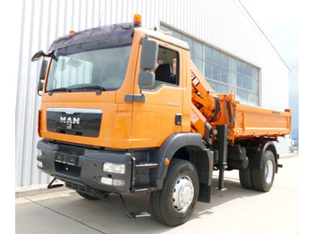 Tipper MAN TGM 18.290  Meiller 3-S.-Kipper + 4x4 + KRAN 