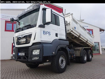 Tipper MAN TGS 26.500 6x4 BB MEILLER Bordmatik links, Motor 