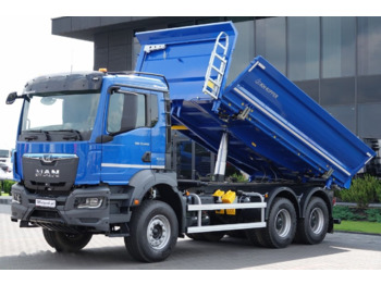 Tipper MAN TGS 33. 440 / 6x4 / WYWROTKA 3 stronna / HYDROBURTA / BORDMATIC