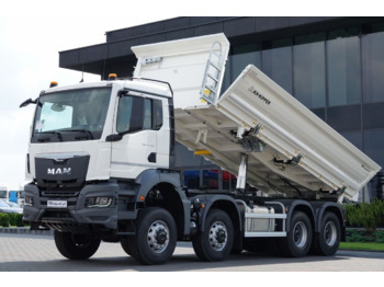 Tipper MAN TGS 33. 480 / 8x6 / WYWROTKA 3 stronna / HYDROBURTA / BORDMATIC