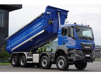 Tipper MAN TGS 41.480 / 8X8 / WYWROTKA TYLNOZSYPOWA / MANUAL / HARDOX / NOW