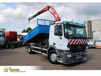 Tipper Mercedes-Benz Actros 2032 + HMF 1460 + Tipper + Steel Steel