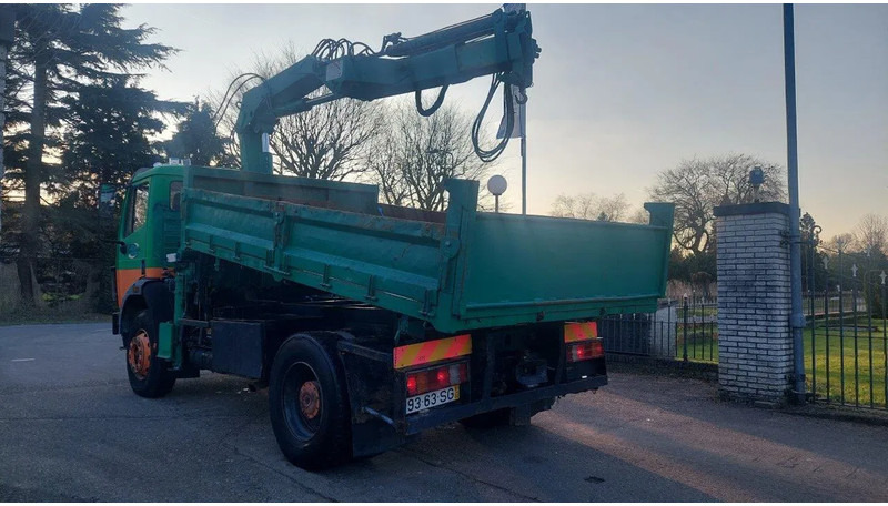 Tipper Mercedes-Benz SK 1722 4x4 Kipper Crane Steel Suspension