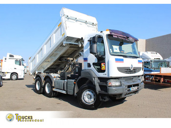 Tipper Renault Kerax 410 + 6x4 + 3side tipper + spring + manual