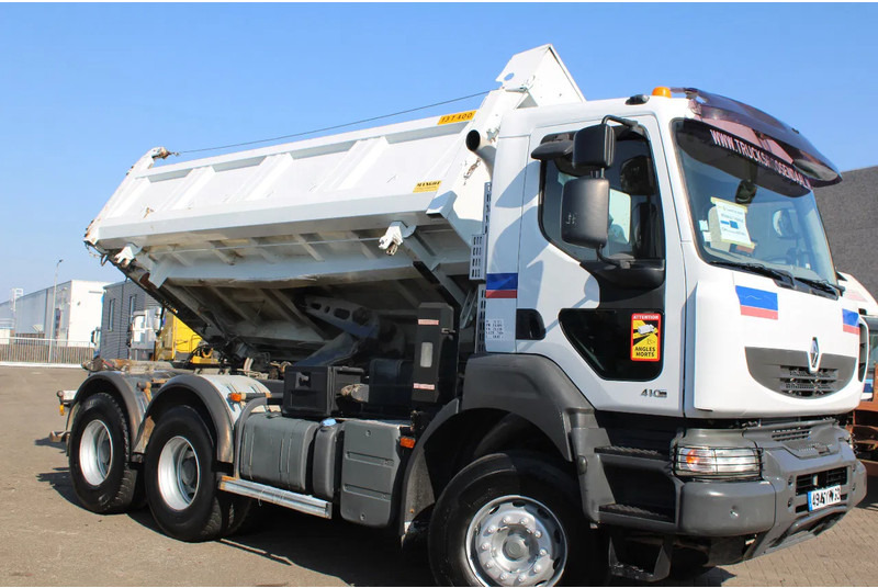 Tipper Renault Kerax 410 + 6x4 + 3side tipper + spring + manual