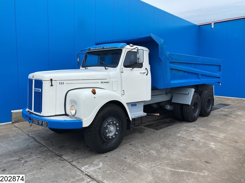Tipper Scania 111 6x4, Torpedo, Manual, Steel Suspension