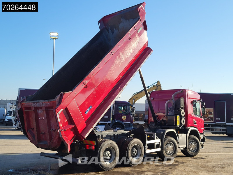 Tipper Scania P410 8X4 19m3 Big-Axle Steelsuspension Euro 6