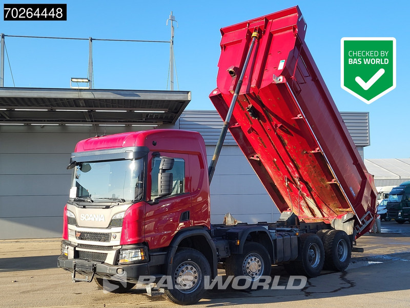 Tipper Scania P410 8X4 19m3 Big-Axle Steelsuspension Euro 6