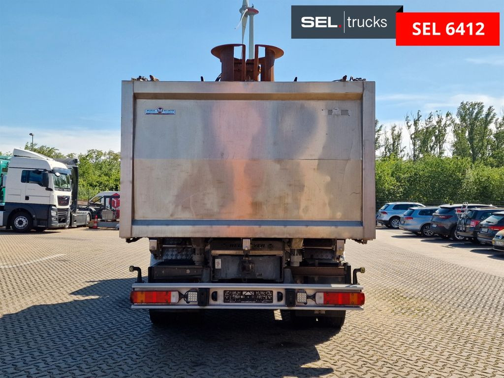 Tipper Scania P 320 DB4X2/KRAN/ MKG HLK45 / Gehäuse: Aluminium