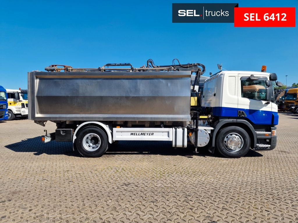 Tipper Scania P 320 DB4X2/KRAN/ MKG HLK45 / Gehäuse: Aluminium