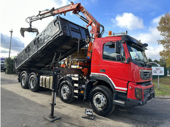 Volvo FMX 500 8x4 Tridem Kipper /Kraan Euro 6