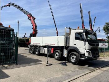 Volvo FMX 500 8X4 Euro 6 Fassi F485 + Fly Jib mobile crane for