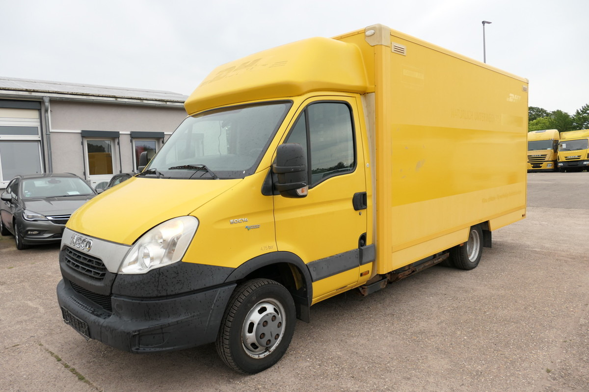 Box van IVECO Daily 50C14 Erdgas Kurz COC