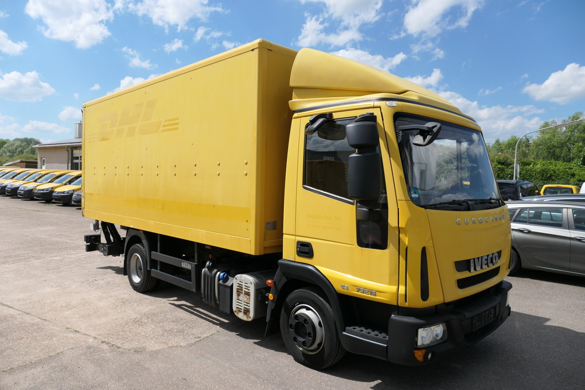 Box van IVECO EuroCargo ML 75 E 16 P  LBW 5,40x2,15