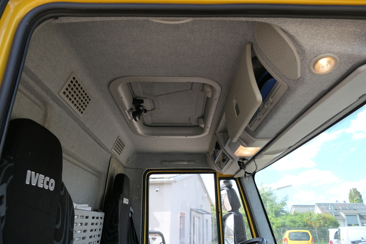 Box van IVECO EuroCargo ML 75 E 16 P LBW LUFT AUTOMATIK COC EU