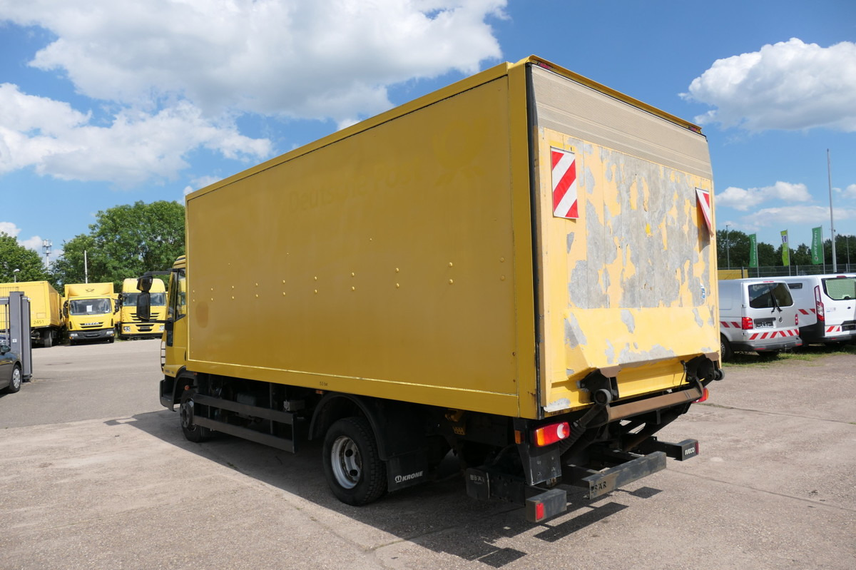 Box van IVECO EuroCargo ML 75 E 16 P LBW LUFT AUTOMATIK COC EU