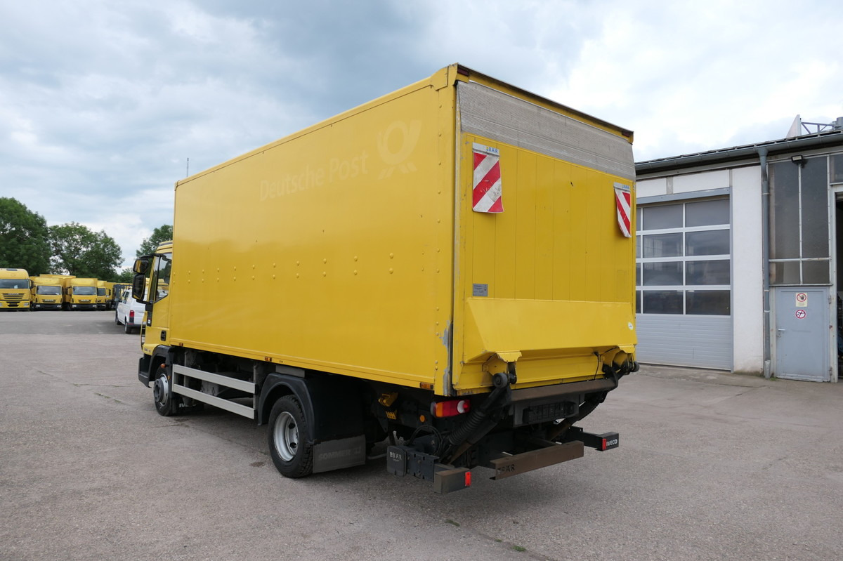 Box van IVECO EuroCargo ML 75 E 16 P LBW LUFT AUTOMATIK EURO-5