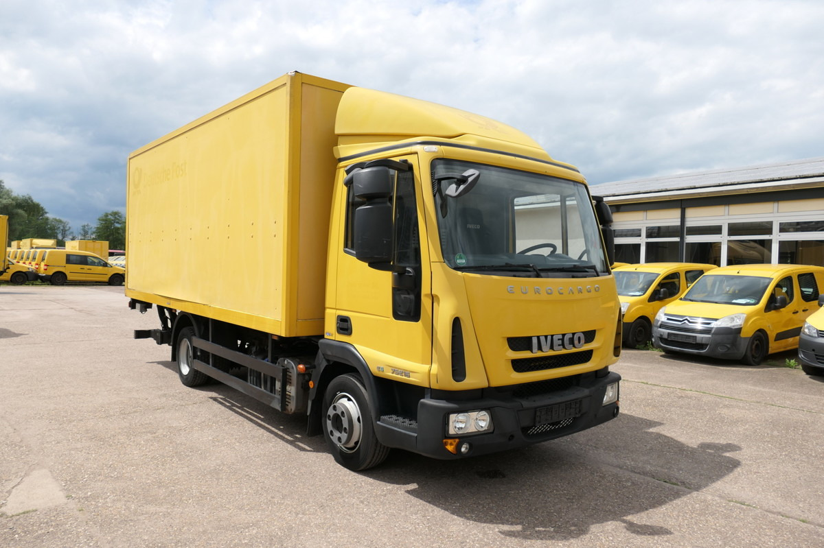 Box van IVECO EuroCargo ML 75 E 16 P LBW LUFT AUTOMATIK EURO-5